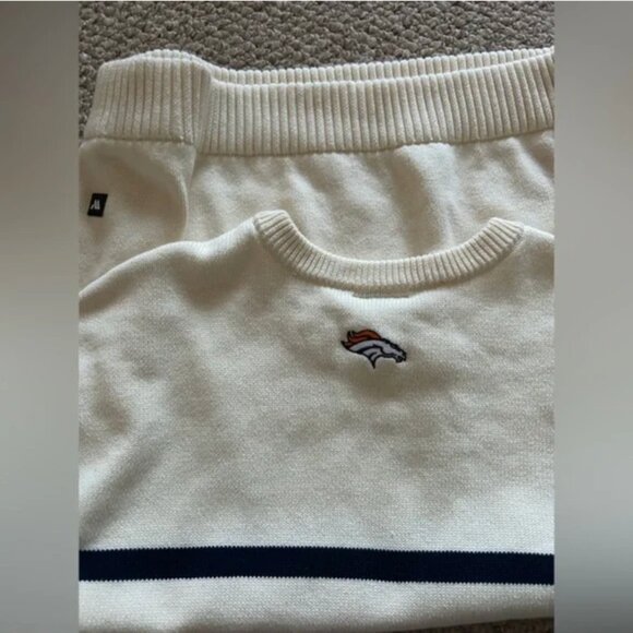 Anthropologie The Wild Collective Denver Broncos Vintage Crew Sweater size 2X - Picture 10 of 11
